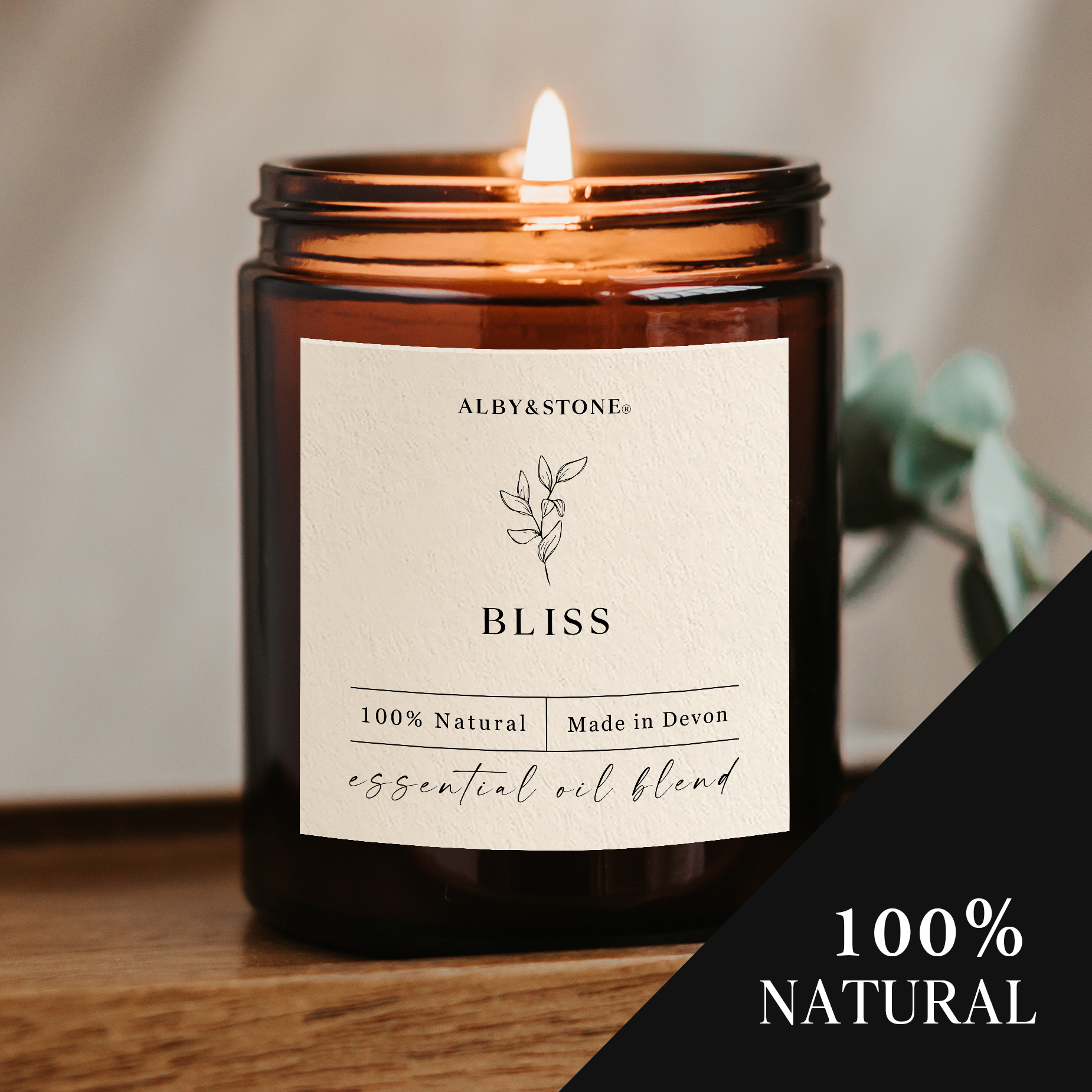 Bliss | Aromatherapy Candle | Wellbeing Essential Oil Blend