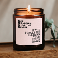 Funny Friendship Candle Gift