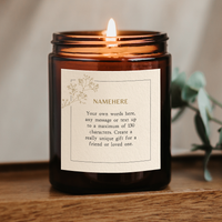 Custom Candle Add Your Own Words